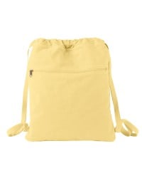 preview image of Authentic Pigment 1901 Pigment-Dyed Canvas Cinch Sack