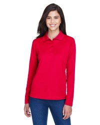 preview image of CORE365 78192 Ladies' Pinnacle Performance Long-Sleeve Pique Polo