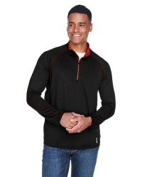 preview image of North End 88187 Men's Radar Quarter-Zip Performance Long-Sleeve Top