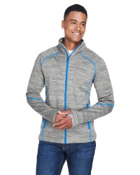 preview image of North End 88697 Men's Flux Melange Bonded Fleece Jacket