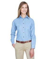 preview image of UltraClub 8966 Ladies' Cypress Denim