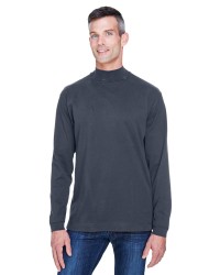 preview image of Devon & Jones D420 Adult Sueded Cotton Jersey Mock Turtleneck