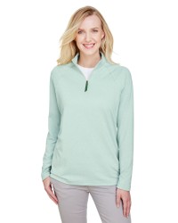 preview image of Devon & Jones DG480W CrownLux Performance® Ladies' Clubhouse Micro-Stripe Quarter-Zip