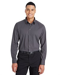 preview image of Devon & Jones DG535 CrownLux Performance® Men's Tonal Mini Check Woven Shirt