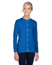 preview image of Devon & Jones DP181W Ladies' Perfect Fit Ribbon Cardigan