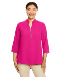preview image of Devon & Jones DP611W Ladies' Perfect Fit  3/4-Sleeve Crepe Tunic