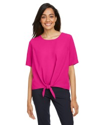 preview image of Devon & Jones DP617W Ladies' Perfect Fit Tie-Front Blouse