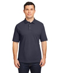 preview image of Harriton M200 Men's 6 oz. Ringspun Cotton Pique Short-Sleeve Polo