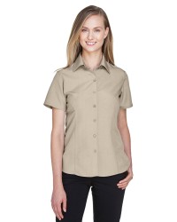 preview image of Harriton M560W Ladies' Barbados Textured Camp Shirt