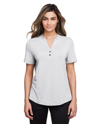 preview image of North End NE100W Ladies' JAQ Snap-Up Stretch Performance Polo