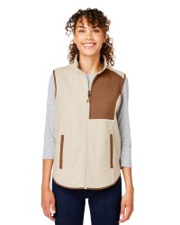 preview image of North End NE714W Ladies' Aura Sweater Fleece Vest
