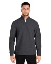 preview image of North End NE725 Men's Spirit Textured Quarter-Zip