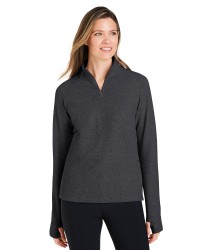 preview image of North End NE725W Ladies' Spirit Textured Quarter-Zip