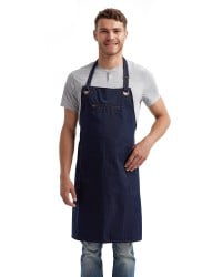 Artisan Collection by Reprime RP121 Unisex  Barley  Contrast Stitch Recycled Bib Apron