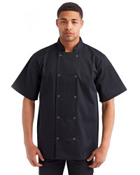 Artisan Collection by Reprime RP664 Unisex Studded Front Short-Sleeve Chef