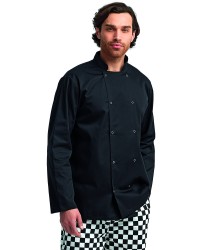 preview image of Artisan Collection by Reprime RP665 Unisex Studded Front Long-Sleeve Chef's Jacket