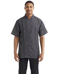 Artisan Collection by Reprime RP906 Unisex Zip-Close Short Sleeve Chef