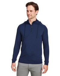 preview image of Swannies Golf SWV600 Unisex Vandyke Quarter-Zip Hooded Sweatshirt
