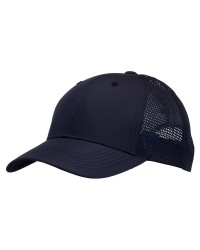 preview image of J America TW5536 Flight Lasercut Mesh Trucker Hat