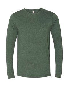 preview image of BELLA + CANVAS 3501CVC Heather CVC Long Sleeve Tee