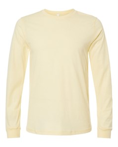 preview image of BELLA + CANVAS 3501CVC Heather CVC Long Sleeve Tee