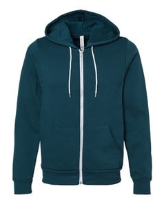 preview image of Bella + Canvas 3739 Unisex Full-Zip Hooded Sweatshirt