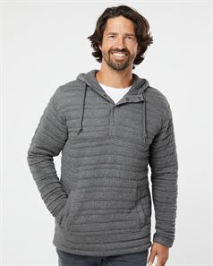 preview image of J. America 8897 Horizon Quilted Anorak Hooded Pullover