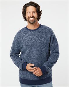 preview image of J. America 8712 Aspen Fleece Crewneck Sweatshirt