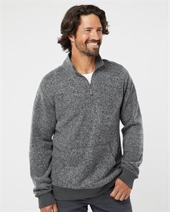 J. America 8713 Aspen Fleece Quarter-Zip Sweatshirt