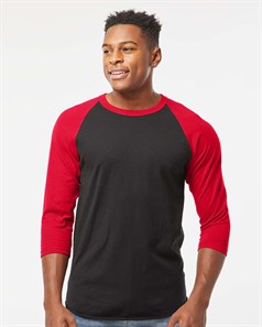 preview image of Tultex 245 Unisex Fine Jersey Raglan T-Shirt