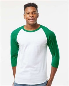 preview image of Tultex 245 Unisex Fine Jersey Raglan T-Shirt
