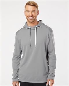 preview image of Adidas A530 Textured Mixed Media Hooded Sweatshirt