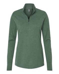 preview image of Adidas A555 Women's 3-Stripes Quarter-Zip Sweater