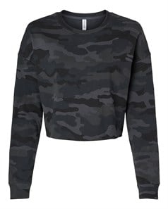 preview image of Independent Trading Co. AFX24CRP Women's Lightweight Crop Crew Pullover