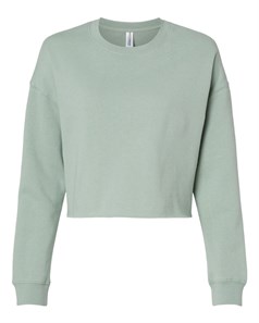 preview image of Independent Trading Co. AFX24CRP Women's Lightweight Crop Crew Pullover