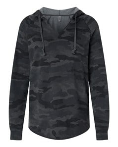 preview image of Independent Trading Co. PRM2500 Women's Lightweight California Wavewash Hooded Pullover Sweatshirt
