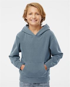 preview image of Independent Trading Co. PRM1500Y Youth Midweight Pigment-Dyed Hooded Sweatshirt