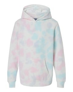 preview image of Independent Trading Co. PRM1500TD Youth Midweight Tie-Dye Hooded Pullover