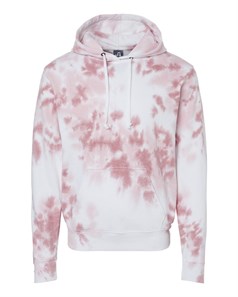 preview image of J. America 8861 Tie-Dyed Fleece Hooded Sweatshirt