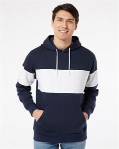 MV Sport 22709 Classic Fleece Colorblocked Hooded Sweatshirt