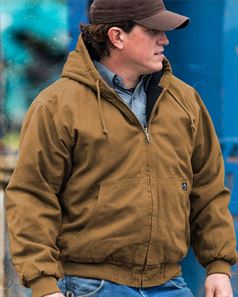 preview image of DRI DUCK 5020 Cheyenne Hooded Boulder Cloth Jacket with Tricot Quilt Lining