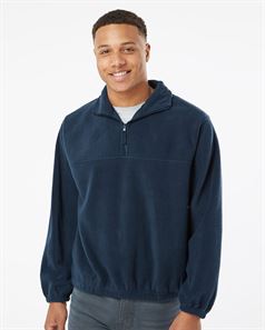 Burnside 3052 Polar Fleece Quarter-Zip Pullover