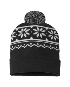 preview image of CAP AMERICA RKF12 USA-Made Snowflake Beanie