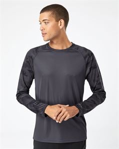 preview image of Paragon 216 Cayman Performance Camo Colorblocked Long Sleeve T-Shirt