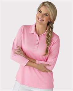 preview image of Paragon 120 Women's Lady Palm Three-Quarter Sleeve Polo
