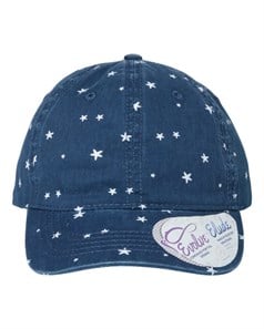 preview image of Infinity Her HATTIE Women's Garment-Washed Fashion Print Cap