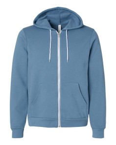 preview image of Bella + Canvas 3739 Unisex Full-Zip Hooded Sweatshirt