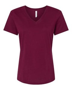 preview image of Bella + Canvas 6405 Women's Relaxed Short Sleeve Jersey V-Neck Tee