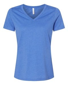 preview image of BELLA + CANVAS 6405CVC Women's Relaxed Heather CVC V-Neck Tee