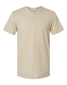 preview image of American Apparel 2004CVC CVC Henley Tee
